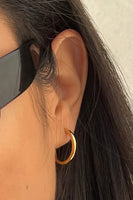 Thumbnail for Gold Plated  Huggie Hoop Earrings 20mm