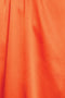 Orange Long Sleeve Wrap Midi Dress