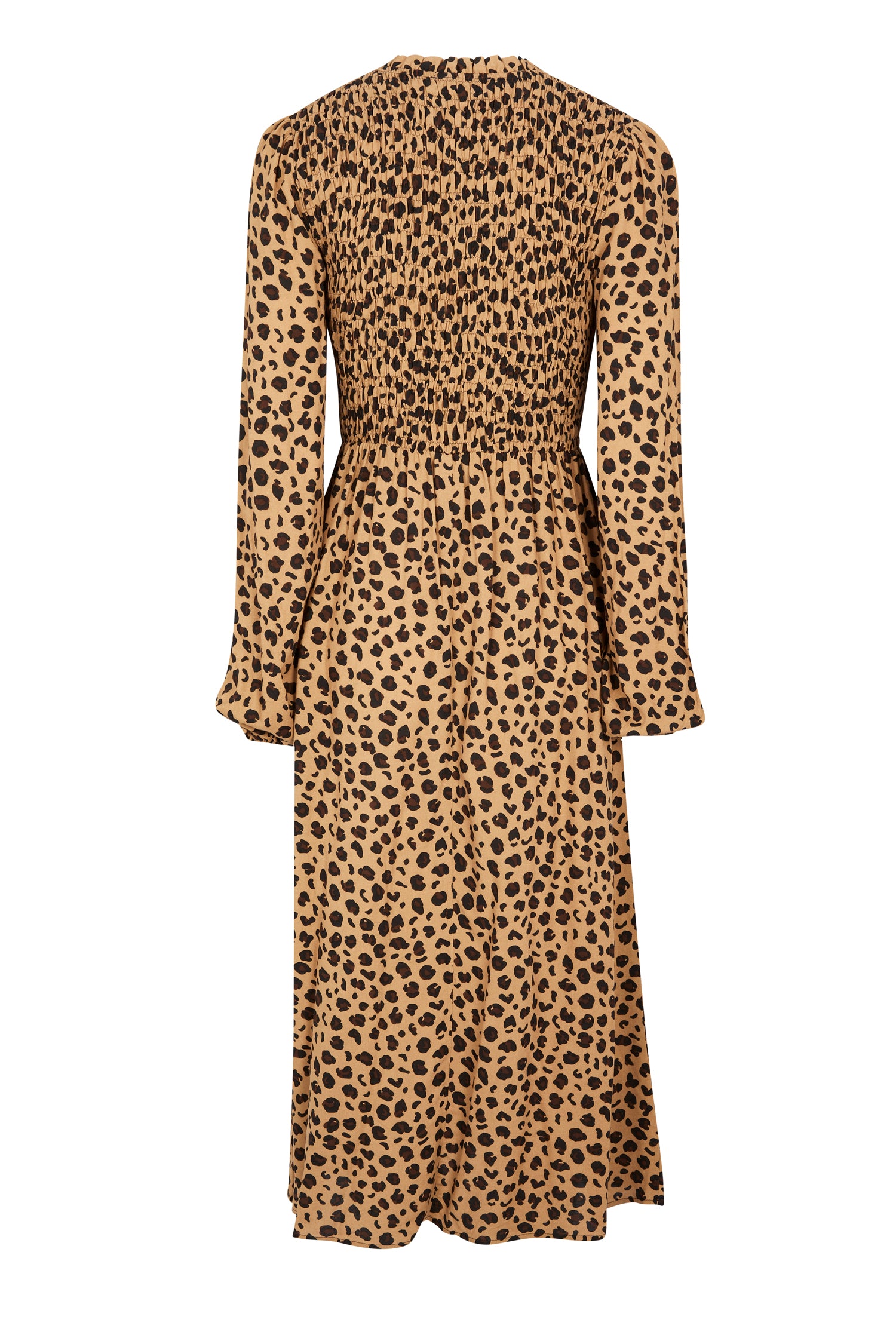 Back of Leopard Swedish Dress