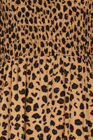 Thumbnail for Close up of print of Leopard Swedish Dress