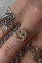 Crystal Happy Face Ring