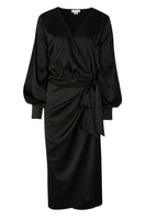 Thumbnail for Black Midi Vienna Dress 