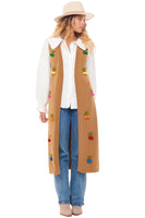 Thumbnail for Model wearing Cherry Waistcoat standing facing the camera