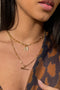 Clasping Link Gold Plated Necklace