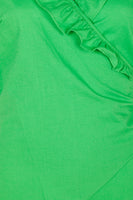 Thumbnail for Green Cotton Linen Roma Top 
