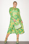 Green Daisy Dress - Curve