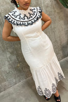 Thumbnail for Indie Embroidered Dress - Curve