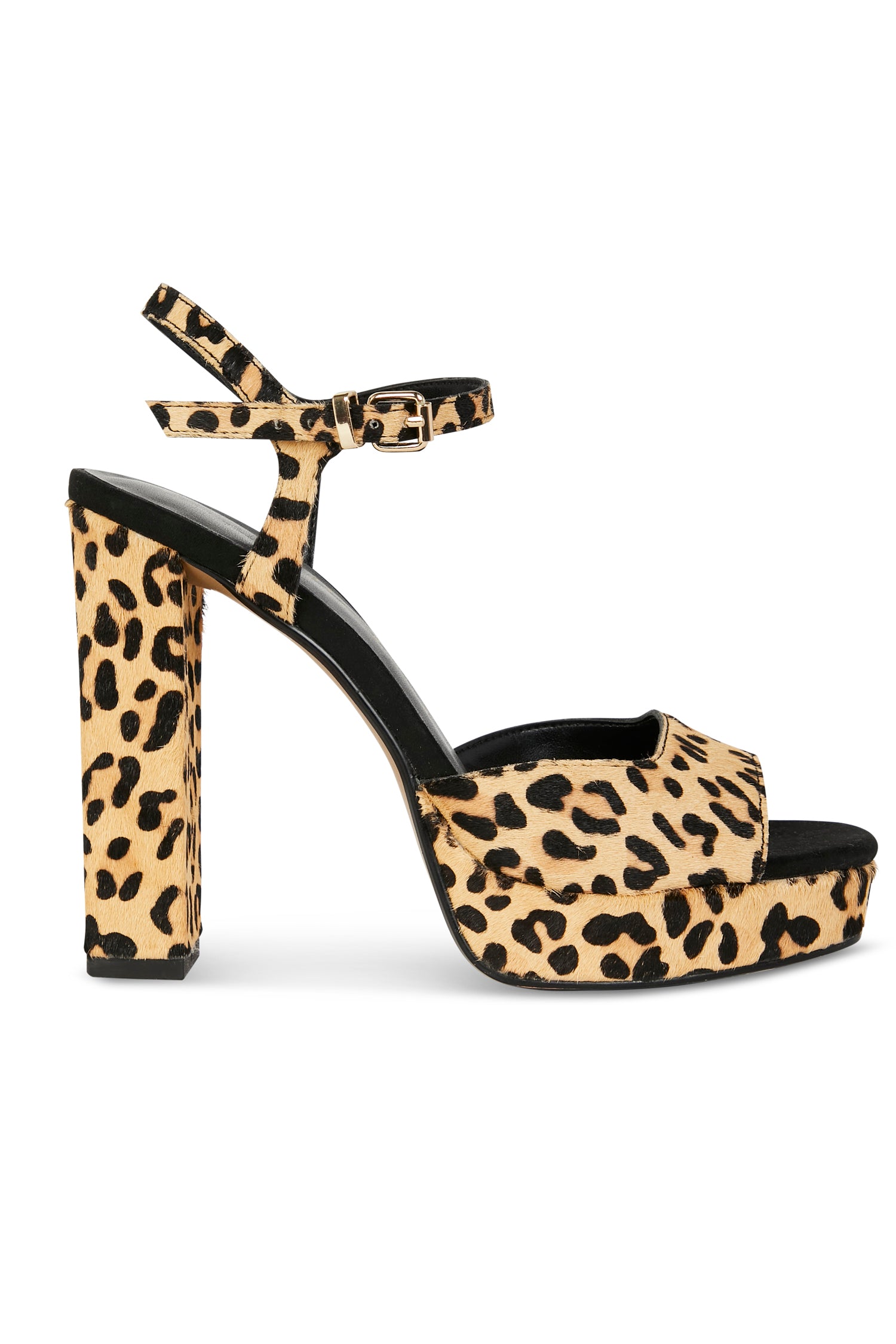 Leopard Platform Sandal