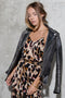 Brown Leopard Camille Slip Dress