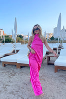 Thumbnail for Model wearing Pink Freya Trouser standing facing the camera