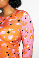Thumbnail for Pink Animal Mona Dress - Curve