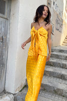 Thumbnail for Model wearing Sunshine Maxi Dorris Skirt 