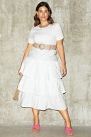 Thumbnail for White Carrie Dress - Curve