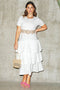White Carrie Dress - Curve