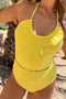 Yellow Palm Swimsuit